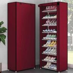 9 Layer Shoe Rack | ভাঁজযোগ্য কাপড়ের জুতা রাখার র‍্যাক | Durable Fabric & Steel Frame - Image 2